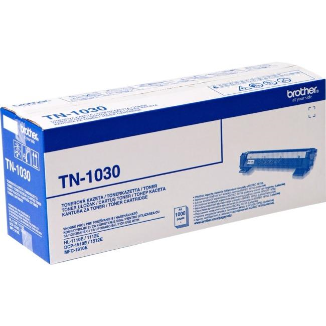 Brother TN1030 Black Toner Cartridge, Standard Yield