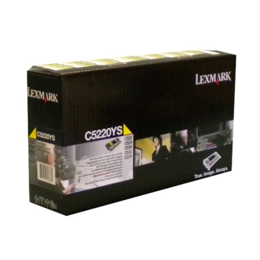 Lexmark C522,524,530,532,534 Yellow Return Program 3K Toner Cartridge
