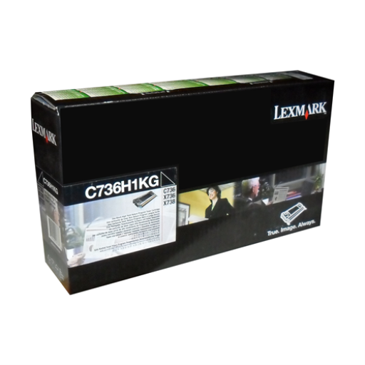 Lexmark C/X736,X738 Black Return Program 12K Toner Cartridge
