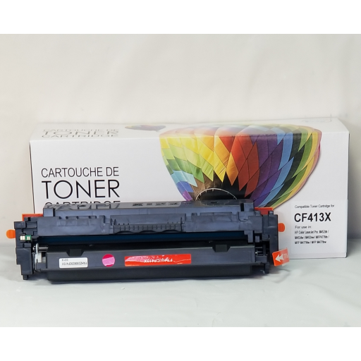 CTCF413X COMPATIBLE HP #410X HY MAGENTA TONER FOR M452DN/M4