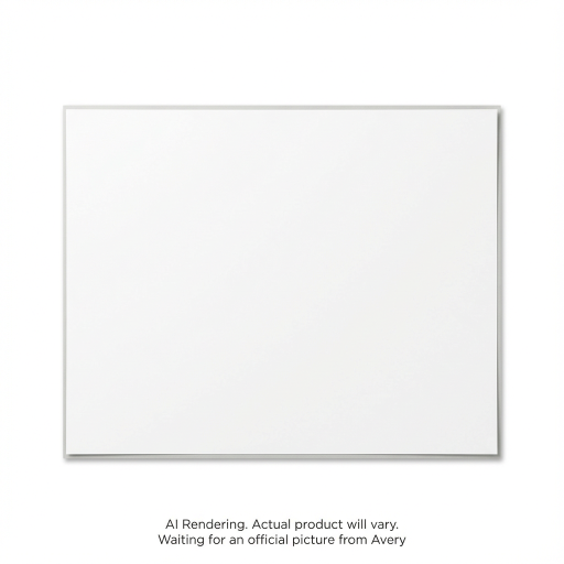 Avery Laser/Inkjet Rectangle Labels w TrueBlock?, 8?" x 11", Permanent, 10 sheets/env, 10 labels/env