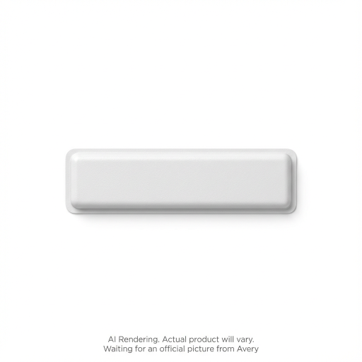 Avery Hand Apply Plain 58 Khz AM Labels, 44.6 mm x 10.15 mm, 108 labels/sheet, 5000 labels/pkg