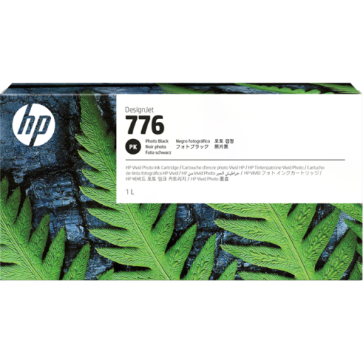 1XB11A HP HP 776 1L Photo Black DesignJet Ink Cartridge