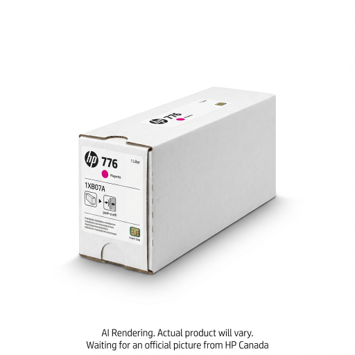 1XB07A HP HP 776 1L Magenta DesignJet Ink Cartridge