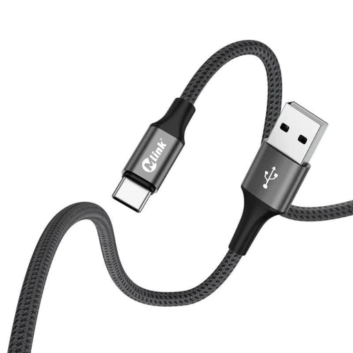 Mlink - USB-A to USB-C Braided Fast Charging Cable PD20W 5V/2.4A - 1m (3.3')