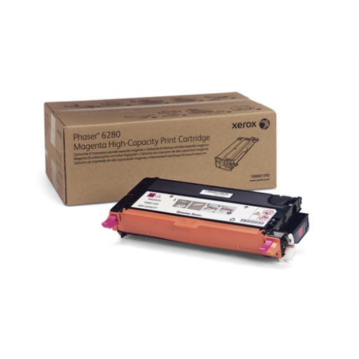 106R01393 Magenta High Capacity Print Cartridge, Phaser 6280