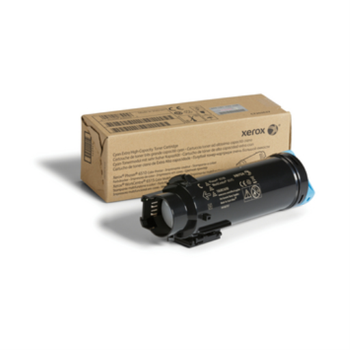 Genuine Xerox Extra High Capacity Toner, Cyan Phaser 6510, 6515, 6518