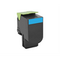 Lexmark CX310, 410, 510 Cyan 2K Toner Cartridge Part no.: 80C0S20