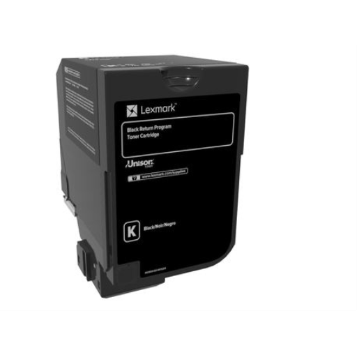 Lexmark CS720,CS/CX725 Black Return Program 3K Toner Cartridge