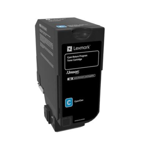 Lexmark CS720,CS/CX725 Cyan Return Program 3K Toner Cartridge