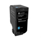 Lexmark CS720,CS/CX725 Cyan Return Program 3K Toner Cartridge