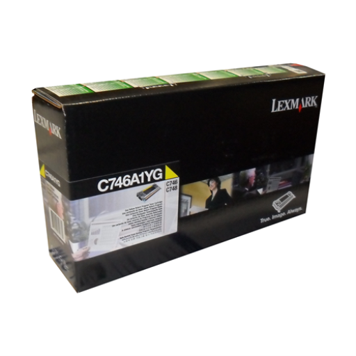 Lexmark C746,748 Yellow Return Program 7K Toner Cartridge