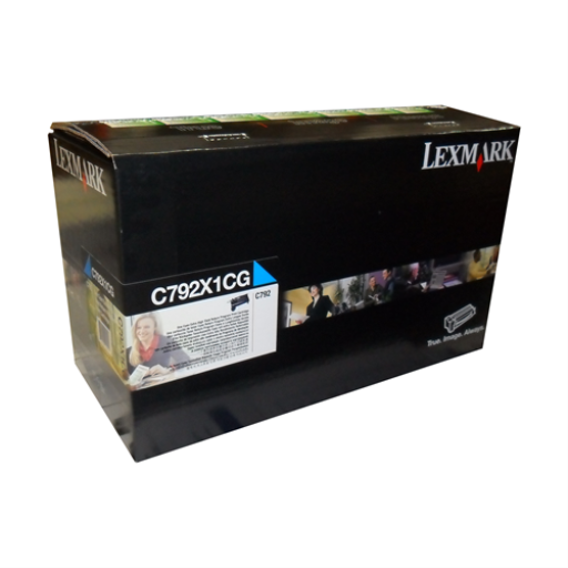 Lexmark C/X792 Cyan Return Program 20K Print Cartridge