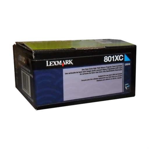 Lexmark CX510 Cyan Return Program 4K Toner Cartridge