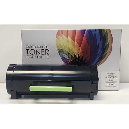 2.5K Compatible Lexmark 51B1000 Toner