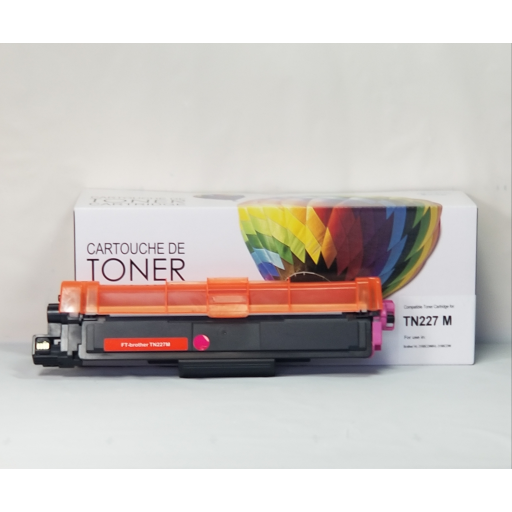 CTTN227M COMPATIBLE TN227M BROTHER MAGENTA TONER