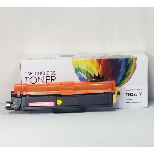 CTTN227Y COMPATIBLE TN227Y BROTHER YELLOW TONER