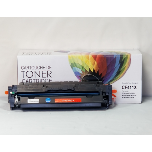 CTCF411X COMPATIBLE HP #410X HY CYAN TONER FOR M452DN/M452N