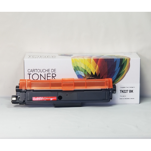 CTTN227BK COMPATIBLE TN227BK BROTHER BLACK TONER