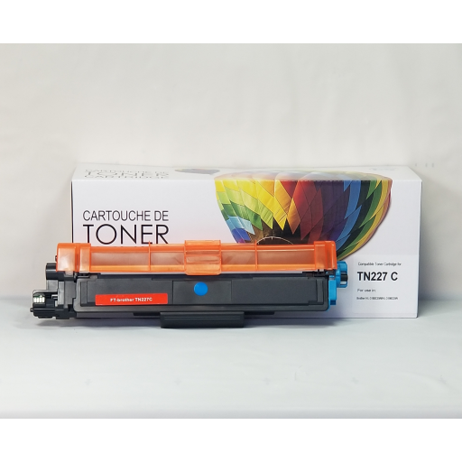 CTTN227C COMPATIBLE TN227C BROTHER CYAN TONER