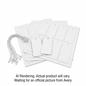 Avery Laser/Inkjet White Rectangle Printable Tags w Strings, 2" x 3?", 10 sheets/env, 80 tags/env