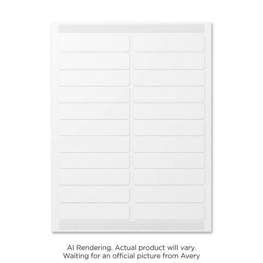 Laser Label 4X1 Card