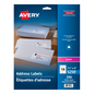 5259 WHITE, 4" X 1 1/2", PERMANENT,  25 SHEETS/ENV., 350 LAB