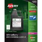 Avery Laser Ultraduty Industrial Labels 4" x 4", Permanent, White, 50 sheets/box, 200 labels/box