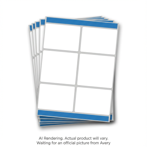 8168 WHITE, TRUEBLOCK, 5" X 3 1/2", PERMANENT,   25 SHEETS/E