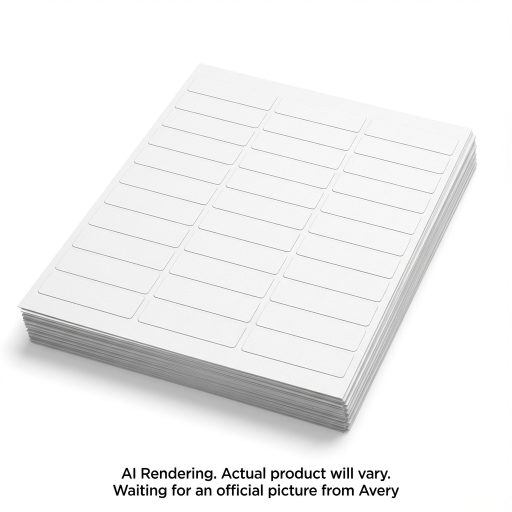 45004 COPIER LABELS, 213/16" X 1", PERMANENT, WHITE, 100 SH