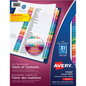 Avery 11129 Dividers