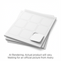 Avery Laser/Inkjet Square Business Cards w Rounded Corners, Matte White, 2? x 2?", 20 sheets/env, 180 cards/env