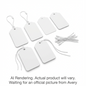 Avery Laser/Inkjet White Printable Tags w Strings, 2" x 1?", 10 sheets/env, 180 tags/env