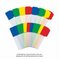 Avery Hand-write UltraTabs Margin Tabs, Primary Colours, Blue, Green, Yellow, Red, 48 pack