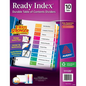 11135 READY INDEX TABLE OF CONTENTS DIVIDERS, 10 TAB, 1 SET,
