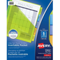 PLASTIC POCKET DIVIDERS, 5 TAB, 1 SET, MULTICOLOUR