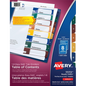 READY INDEX EASY EDIT TABLE OF CONTENTS DIVIDERS, 8 TA