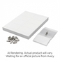 NAME BADGE KIT, WITH CLIP 4" X 3", 6/SHEET, 75/BOX