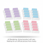 Avery Hand-write UltraTabs Margin Tabs, Pastel Colours, Lavender, Lt Blue, Lt Green, Pink, 48 pack