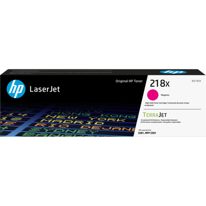 HP 218X High Yield Magenta Original LaserJet Toner Cartridge