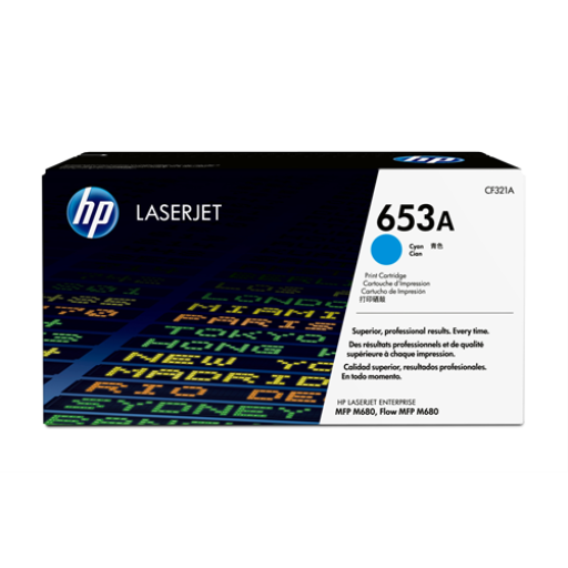 HP 653A Cyan LaserJet Toner Cartridge