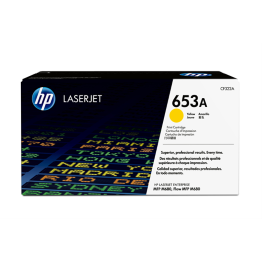 HP 653A Yellow LaserJet Toner Cartridge