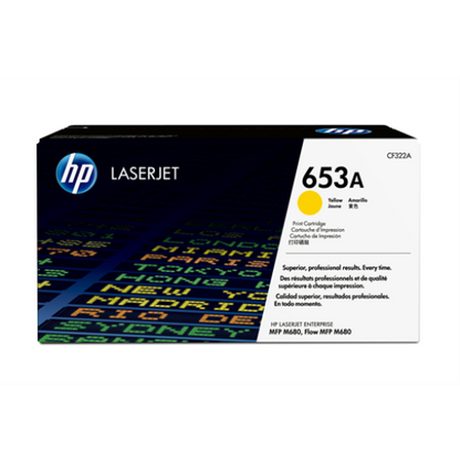 HP 653A Yellow LaserJet Toner Cartridge