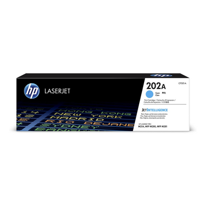 HP 202A Cyan LaserJet Toner Cartridge
