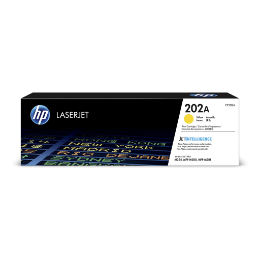 HP 202A Yellow LaserJet Toner Cartridge