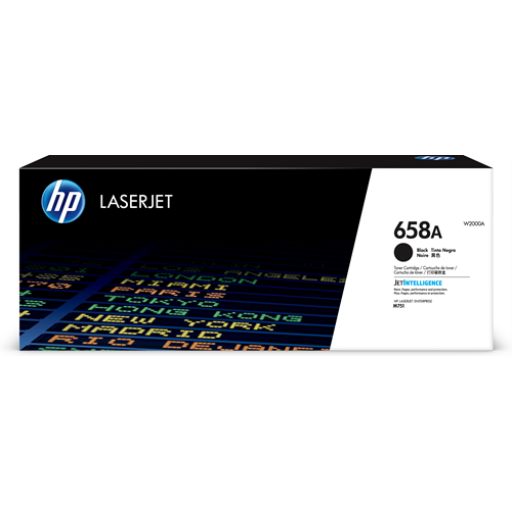HP 658A Black LaserJet Toner Cartridge