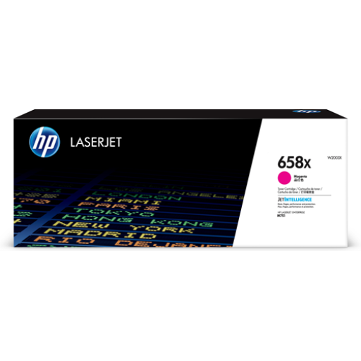 HP 658X Magenta LaserJet Toner Cartridge