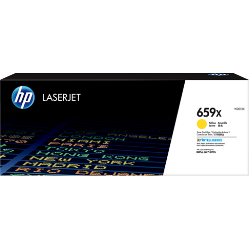 HP 659X Yellow LaserJet Toner Cartridge