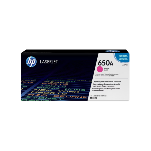 HP 650A (CE273A) Magenta Original LaserJet Toner Cartridge