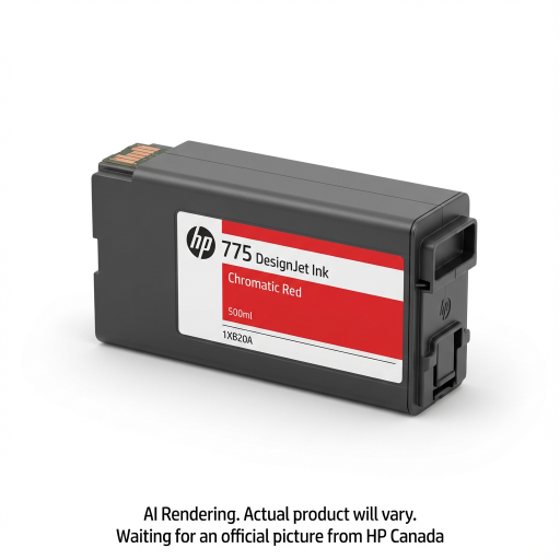 1XB20A HP HP 775 500ml Chromatic Red DesignJet Ink Cartridge